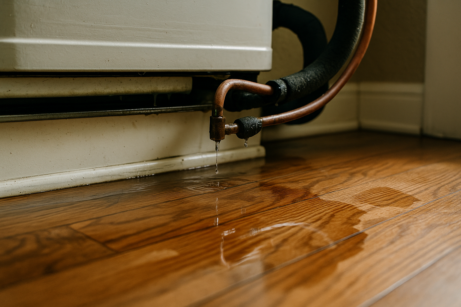 AC Condensation Leaks in Denton, TX: Why Extreme Heat Floods Homes