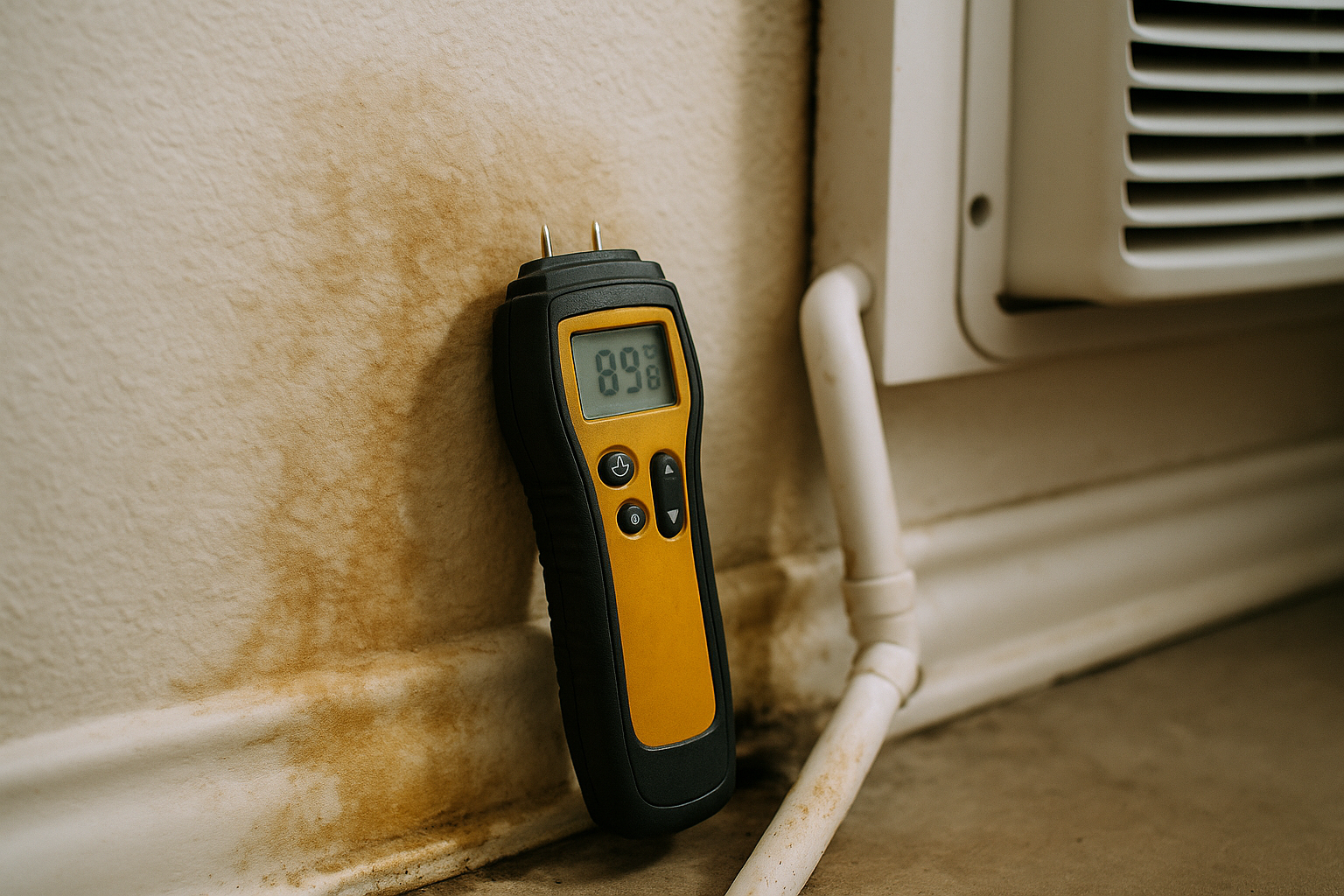 AC Condensation Leaks in Gunter, TX: 107° Heat Causes Hidden Water Damage