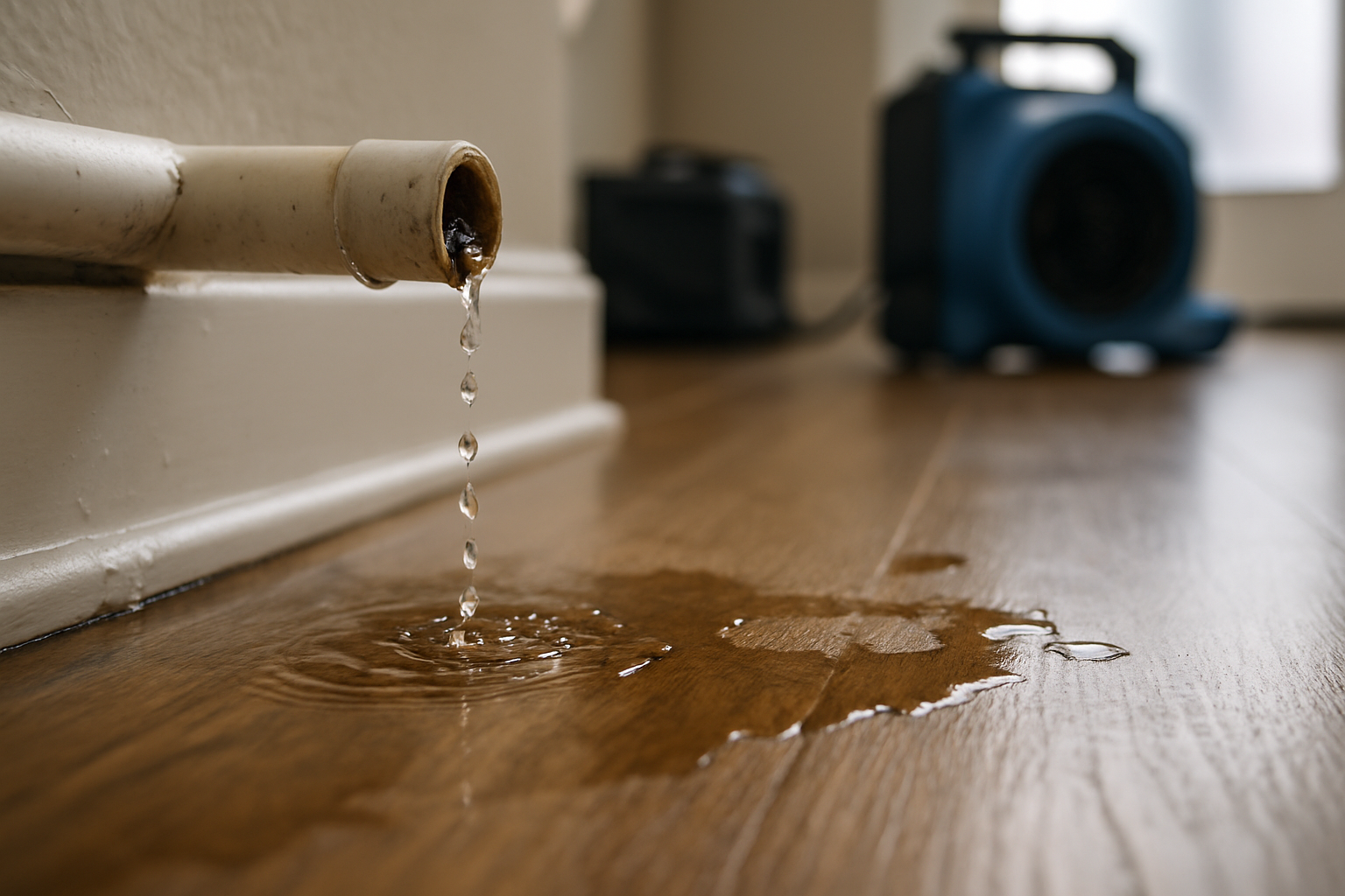 AC Condensation Leaks: Why Extreme Heat Causes Water Damage
