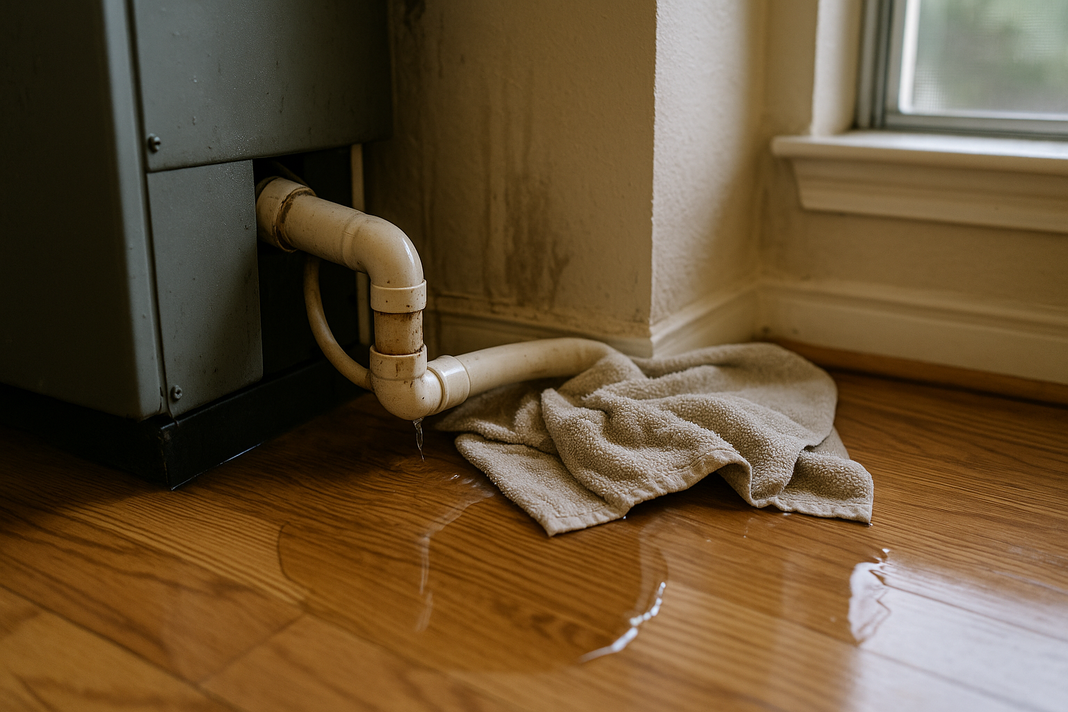 AC Condensation Overflow in Little Elm: Why Heat Causes Drain Backups